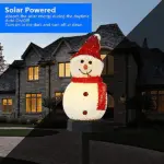 Outdoor Solar Snowman Garden Lights