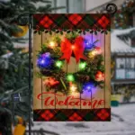 LED Snowman Garden Flag⛄