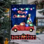 LED Snowman Garden Flag⛄- Your Best Winter Companion!😊