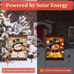 LED Snowman Garden Flag⛄- Your Best Winter Companion!😊
