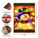 LED Snowman Garden Flag⛄
