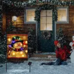 LED Snowman Garden Flag⛄