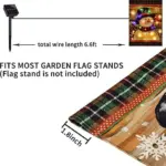 LED Snowman Garden Flag⛄- Your Best Winter Companion!😊