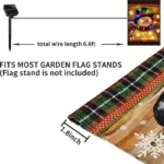 LED Snowman Garden Flag⛄