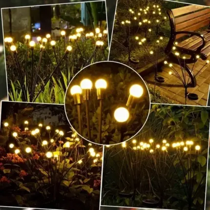 Solar Powered Firefly Garden Light