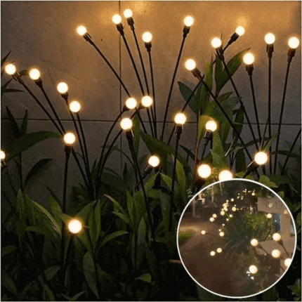 Solar Powered Firefly Garden Light