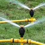 360° Rotation Auto Irrigation System Garden Lawn Sprinkler Patio