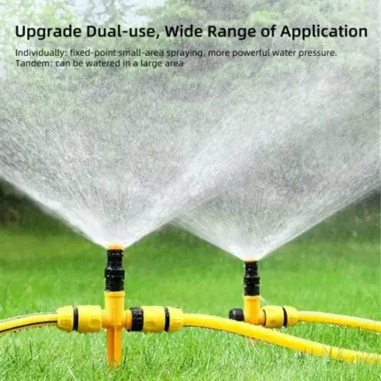360° Rotation Auto Irrigation System Garden Lawn Sprinkler Patio