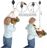 Plant Pulley Set For Garden Baskets