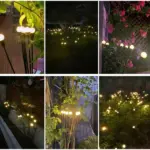 Luminous Solar-Powered Firefly Garden Decoration Light