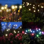 Luminous Solar-Powered Firefly Garden Decoration Light