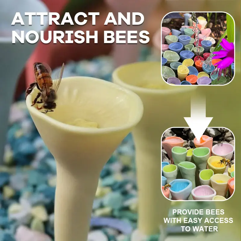 Bee insect watering cup