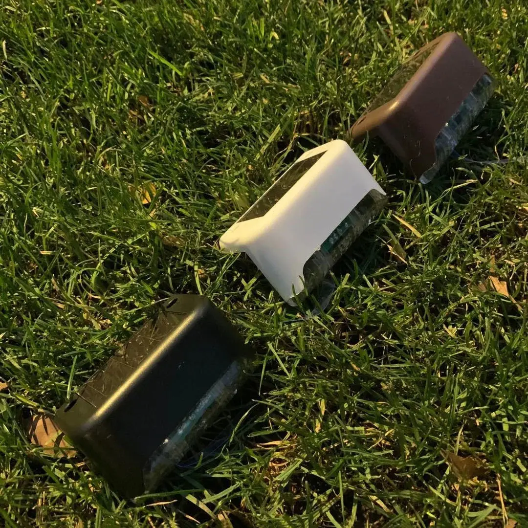 Solar garden lights illustrating outdoor ambiance