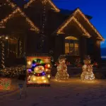 Christmas LED Garden Flags