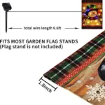 Christmas LED Garden Flags